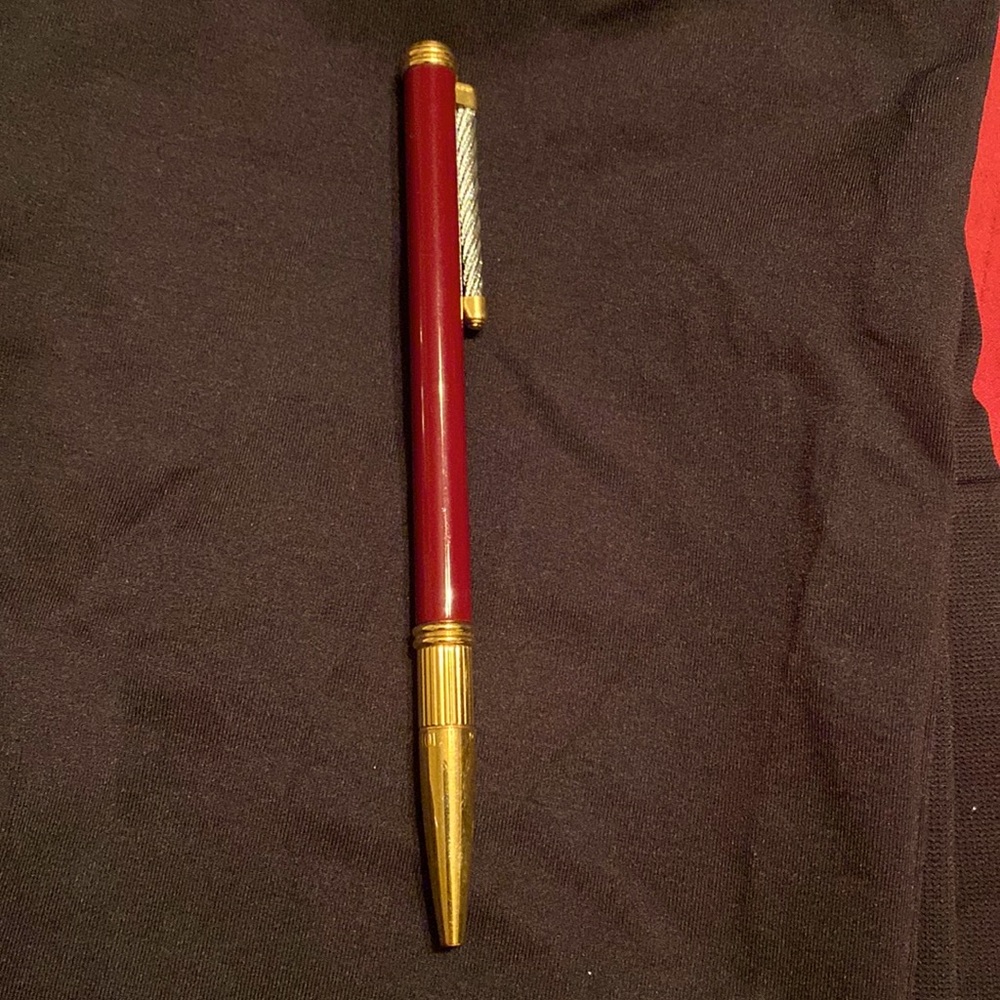 Beautiful 😻Philippe  Charriol 🖊️ pen maroon and gold
